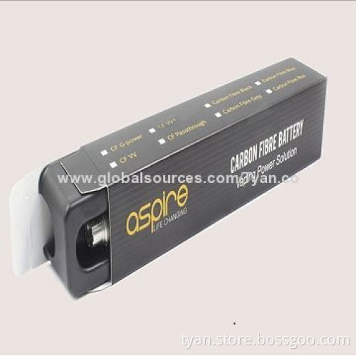 Original Aspire CF Batteries 600mAh Capacity, 510/eGo Thread Battery, 3.3-4.8V Output Voltage